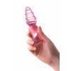 Анальная втулка Sexus Glass, стекло, розовая, 13,5 см, Ø 4 см Розовый Sexus Glass