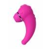Вакуум-волновой стимулятор клитора и вибратор Dino, силикон, розовый, 16 см. Розовый Dino by TOYFA