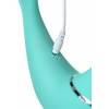 Вакуум-волновой стимулятор клитора и вибратор Dolphin, силикон, бирюзовый, 17,5 см. Бирюзовый Dolphin by TOYFA