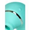 Вакуум-волновой стимулятор клитора и вибратор Dolphin, силикон, бирюзовый, 17,5 см. Бирюзовый Dolphin by TOYFA