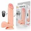 Ротатор RealStick #802 с пультом ДУ, телесный,10 режимов вибрации, перезаряжаемый, 17 см Телесный TOYFA RealStick