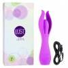Вибромассажер Lust L5, силикон, 10 режимов вибрации, фиолетовый LUST