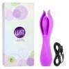 Вибромассажер Lust L6, силикон, 10 режимов вибрации, фиолетовый LUST