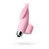 Вибронасадка на палец JOS TWITY для прелюдии, силикон, пудровая, 10,2 см Розовый JOS