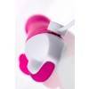 Вибратор с клиторальным стимулятором JOS ELLY, с подогревом, силикон, розовый, 21,5 см Розово-белый JOS