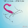 Вибратор универсальный JOS ANELL, силикон, розовый, 18,5 см Розово-серебристый JOS