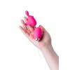 Виброяйцо и вибронасадка на палец JOS VITA, силикон, розовые, 8,5 и 8 см Розово-серебристый JOS