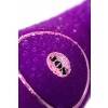 Вибратор с клиторальным стимулятором JOS YUM, силикон, фиолетовый, 21 см. Фиолетово-золотистый JOS