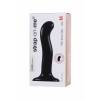 Ремневой нереалистичный страпон Strap-on-me, P&G SPOT, L, силикон, черный, 19 см. Strap-on-me