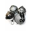Новогодний шар Штучки-Дрючки с надписью в ассортименте, серебристый, 10 см Штучки-дрючки