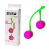 Вагинальные шарики "Сладкая вишня" 47075-MM Розовый, Зеленый 4sexdream