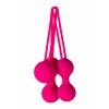 Набор вагинальных шариков Штучки-дрючки, силикон, розовый, 3 шт Розовый Штучки-дрючки