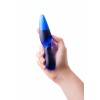 Анальная втулка Sexus Glass, Стекло, Синий, 17,4 см Синий Sexus Glass
