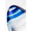 Анальная втулка Sexus Glass, стекло, прозрачная, 11,5 см, Ø 4 см Прозрачно-синий Sexus Glass