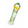 Нереалистичный фаллоимитатор Sexus Glass, стекло, прозрачный, 16,5 см Прозрачно-зеленый Sexus Glass