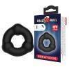 Эрекционное кольцо Baile Crazy Bull Super Soft Triangle BI-210183 Черный Baile