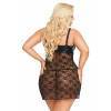 Платье wetlook SoftLine Collection Marion, черный, XXL SoftLine Collection
