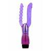 Вибратор двойной фиолетовый 22,9 см Фиолетово-черный Dream Toys