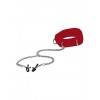 Воротник с зажимами для сосков Velcro Collar Red OUCH! SH-OU138RED Красный Shotsmedia