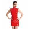 Платье на молнии красное-L Erolanta Glossy