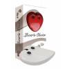 Вибратор сердце белый с подзарядным устройством 7см Белый Dream Toys