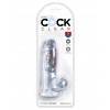 PipeDream King Cock 5" Фаллоимитатор реалистик прозрачный Pipedream