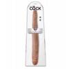 PipeDream King Cock Tapered Double Фаллоимитатор реалистик двусторонний, L=43,5см, загар Желтый Pipedream