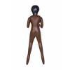 Секс кукла надувная Michelle, негритянка, TOYFA Dolls-X, с тремя отверстиями, 160 см Коричневый Dolls-X by TOYFA