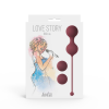 Набор вагинальных шариков Love Story Diva Wine Red 3012-02lola Красный Lola Games Love Story