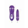 Вибропуля Штучки-дрючки, ABS пластик, фиолетовая, 6,6 см Фиолетовый Штучки-дрючки
