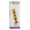 Анальная пробка 4.9" R10 RICH Gold/Purple Sapphire SH-RIC010GLD Золотистый Shotsmedia