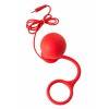 Анальная вибровтулка MENZSTUFF ASS CORK WIDE RED с эрекционным кольцом, силиконовая, красная, 7,5 см Красный Menzstuff