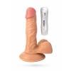 Реалистичный вибратор TOYFA RealStick Nude, PVC, телесный, 12 режимов вибрации, 17 см Телесный RealStick Nude by TOYFA
