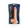 Реалистичный фаллоимитатор TOYFA RealStick Nude, PVC, телесный, 22,5 см Телесный RealStick Nude by TOYFA