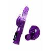 Вибратор с клиторальным стимулятором TOYFA A-Toys High-Tech fantasy, TPR, Фиолетовый, 23 см Фиолетовый A-toys by TOYFA