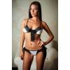 Комплект белья Mirabelle размер 42-44 2676-42-44 Черный/Белый FlirtOn