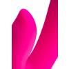 Вибратор с клиторальным стимулятором L'EROINA, силикон, розовый, 19 см Розово-серебристый L'EROINA